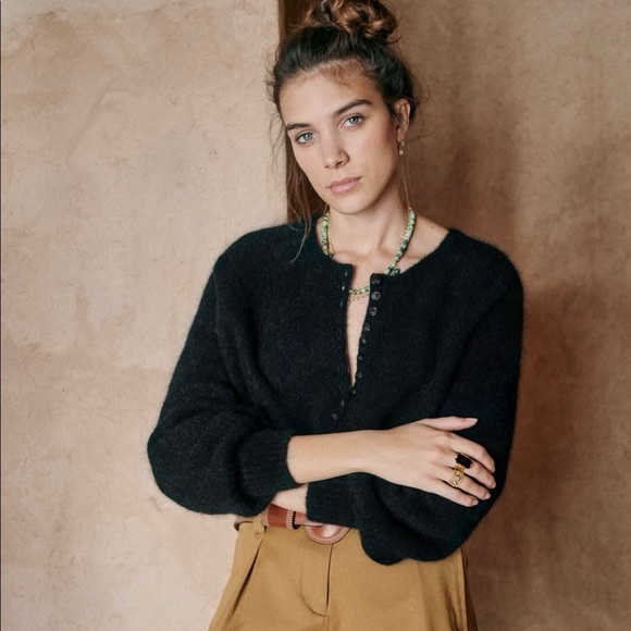 Sezane Sweaters - Black Sézane Leon Jumper